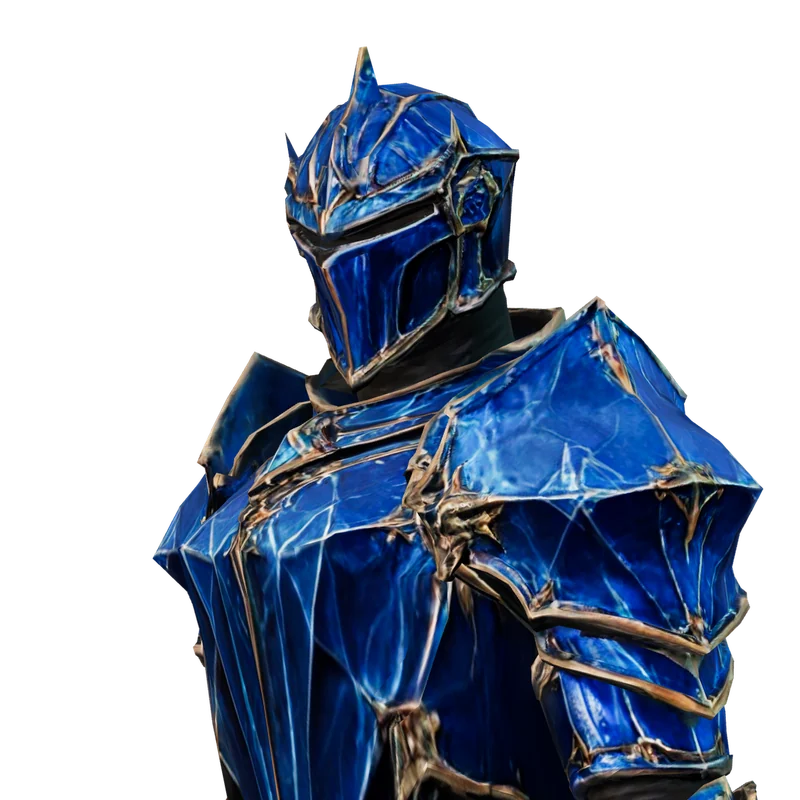 Azure Prism, close up